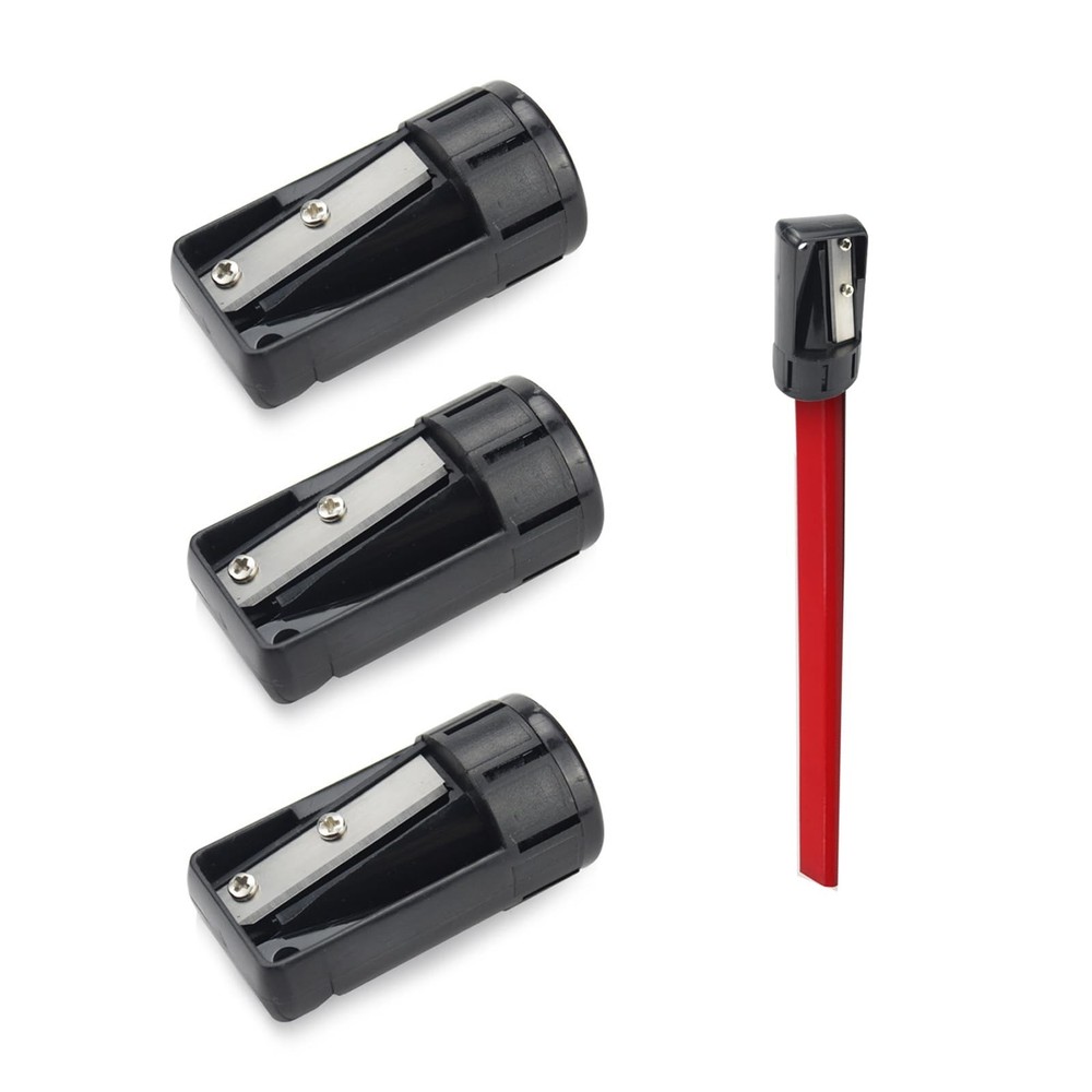 BRBASAP 3Ps Contractor Pencil Sharpener Carpenter Manual Portable Woodworking...