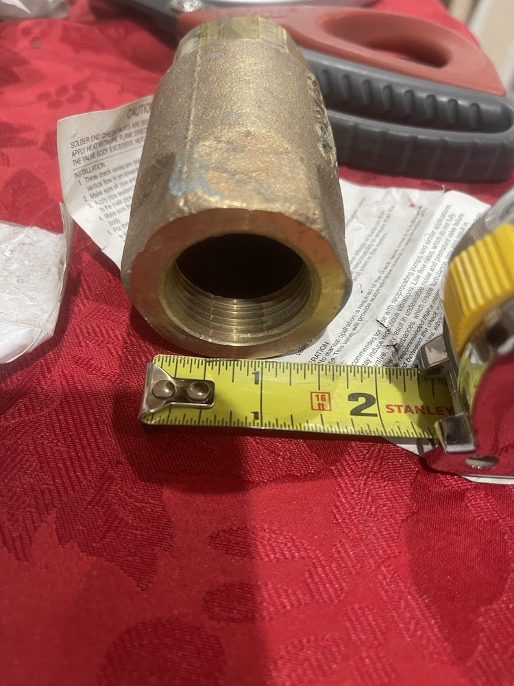 Apollo Valves 61-105-01: 1” Threaded Bronze Spring Check Valve