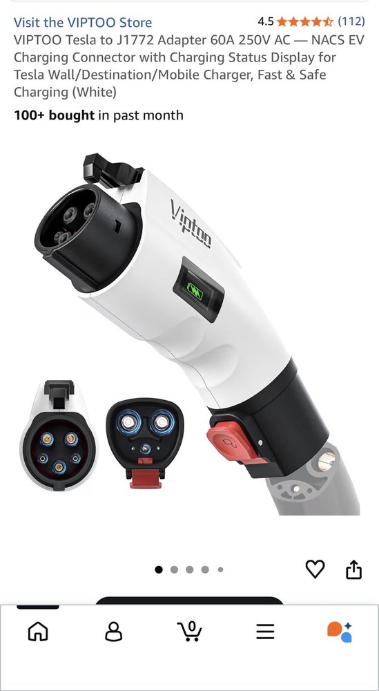 J1772 To Tesla Charging Adapter