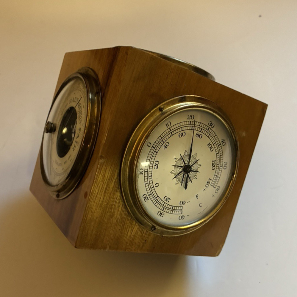 Vintage Tehermometer, Hygrometer and Barometer