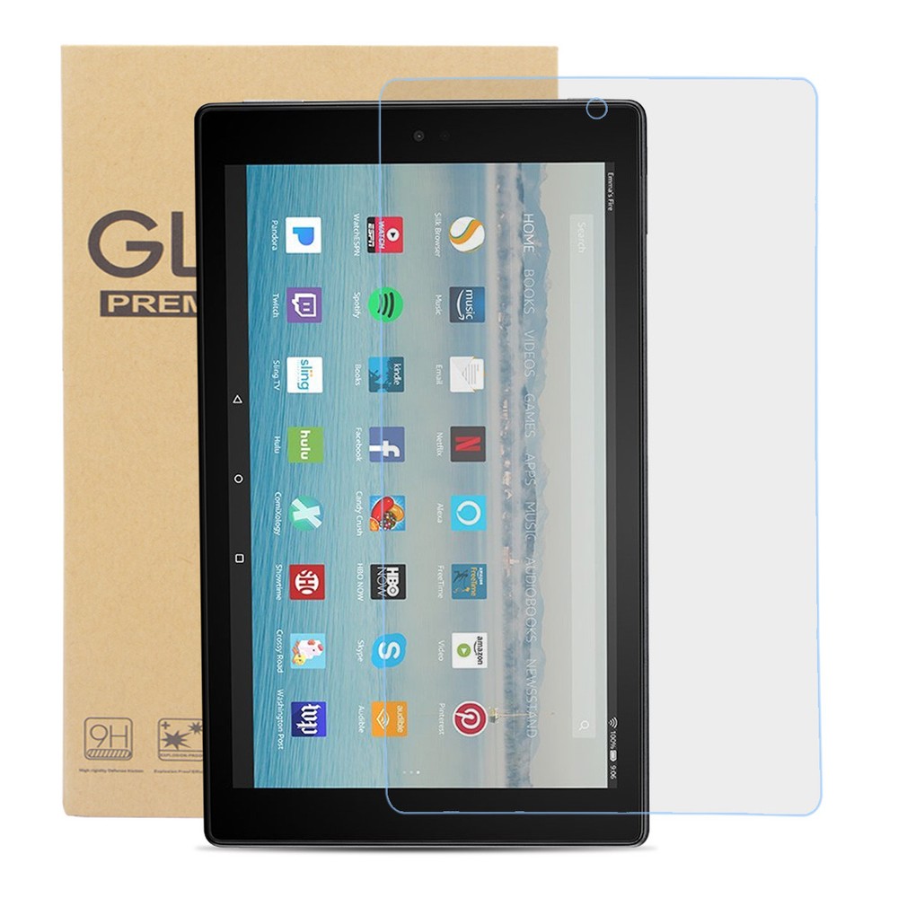 Tempered Glass Screen Protector for Amazon Fire HD 10 (7th Gen-2017)