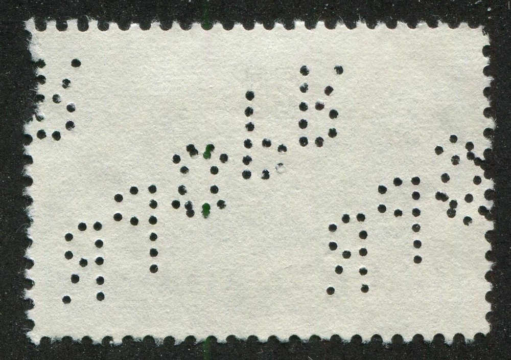 Canada #316 Used "CPR" Perfin Double