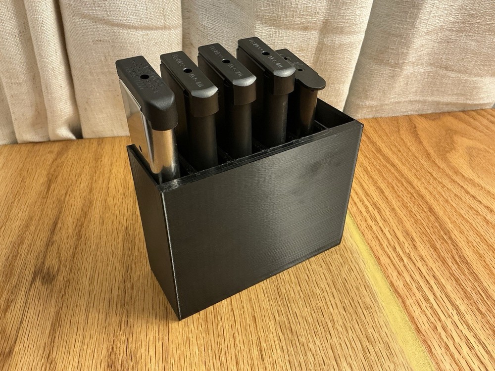 6 Magazine Holder For Single Stack 1911 45ACP Mag Organizer Rack