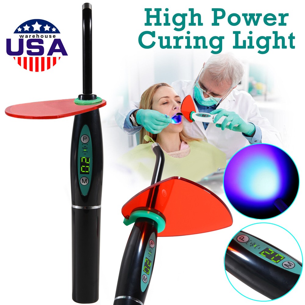 New UV Dental Wireless LED Curing Light Cure Lamp Curing Machine