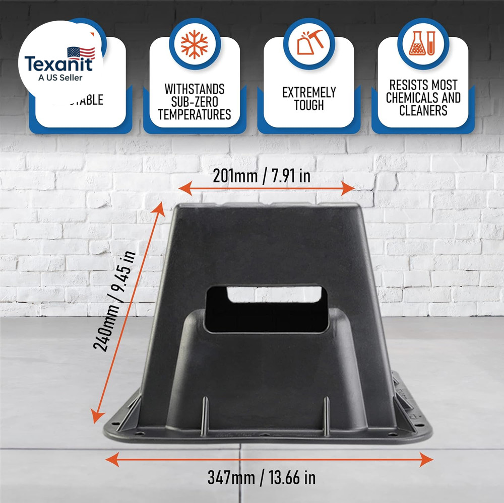 Pontoon Storage Blocks - Heavy Duty, Stackable & Weather Resistant - Perfect for