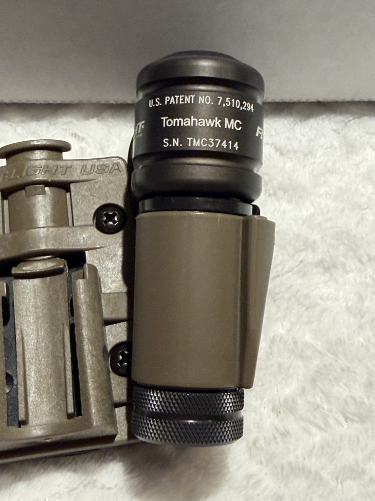 First Light Tomahawk MC Tactical Flashlight With White & Red/Green With Tan TRS