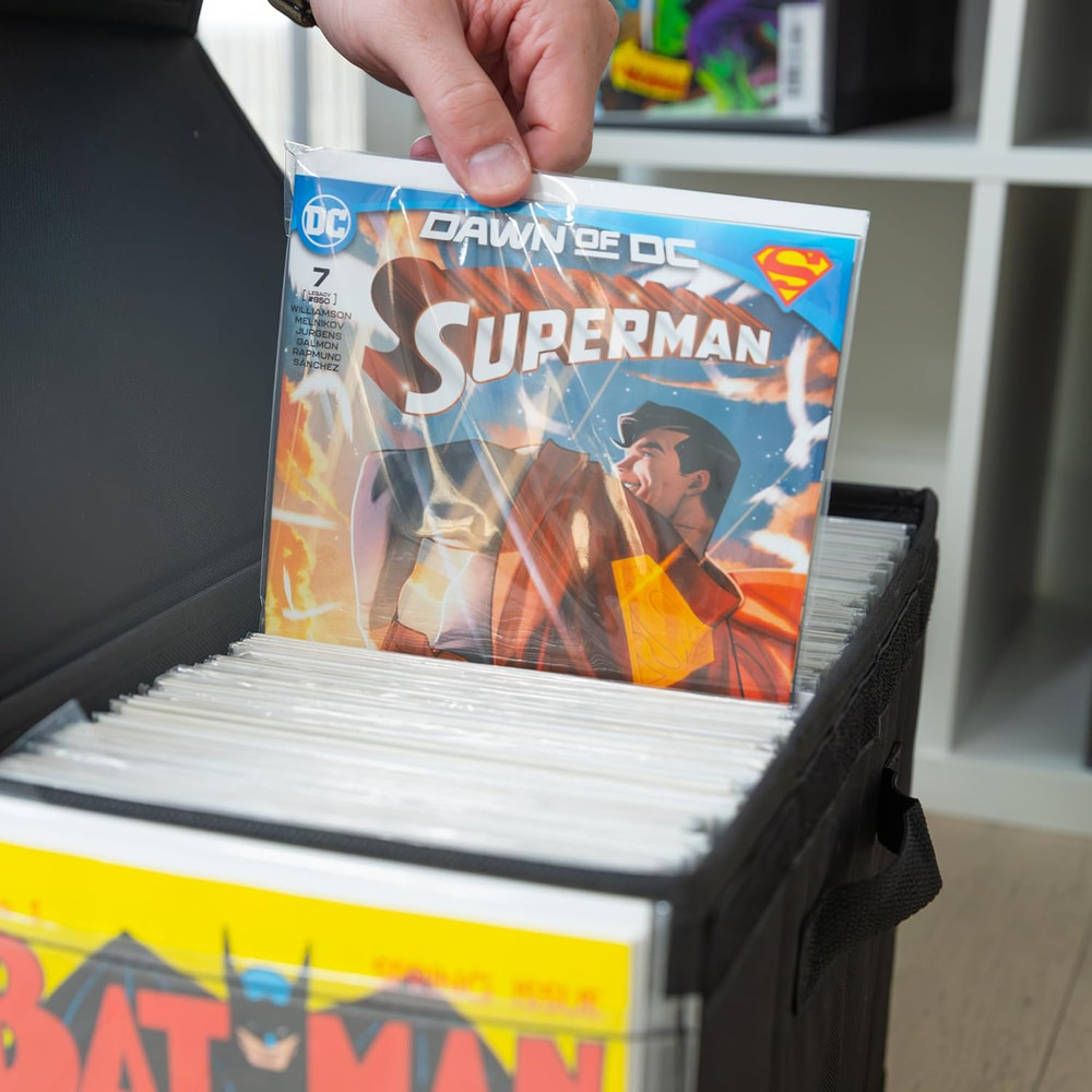 Comic Vision Comic Book Storage Box and Comic Book Display [Patent Pending] - Re