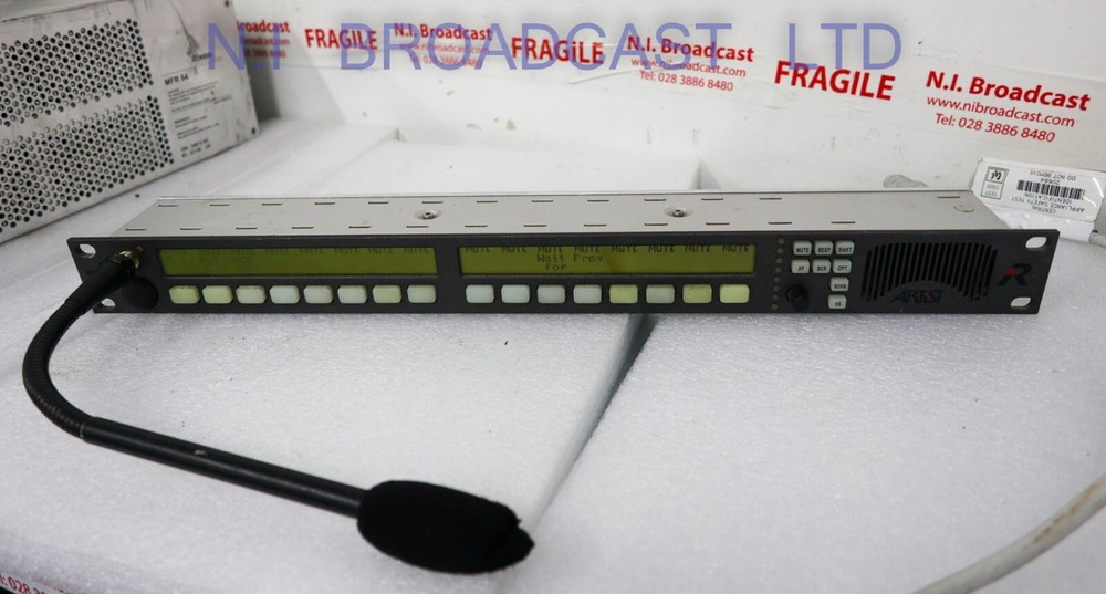 Riedel rcp-2016 Artist intercom panel with PSU Fully working,