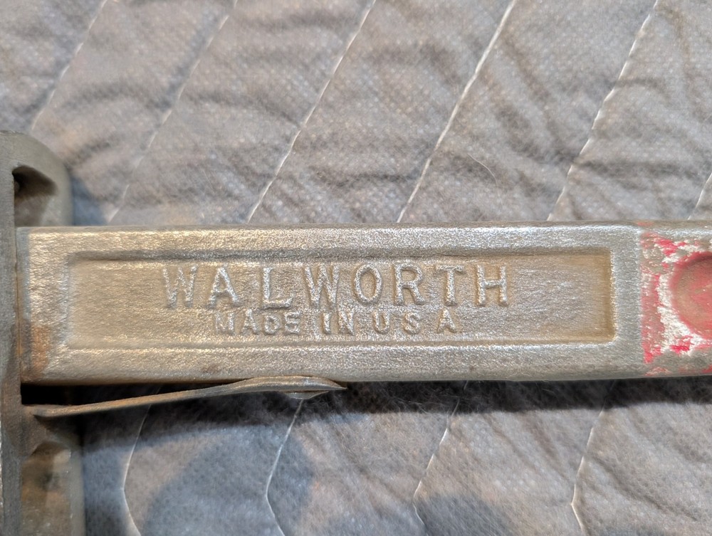 Vintage Stillson Walworth 18 Pipe Wrench