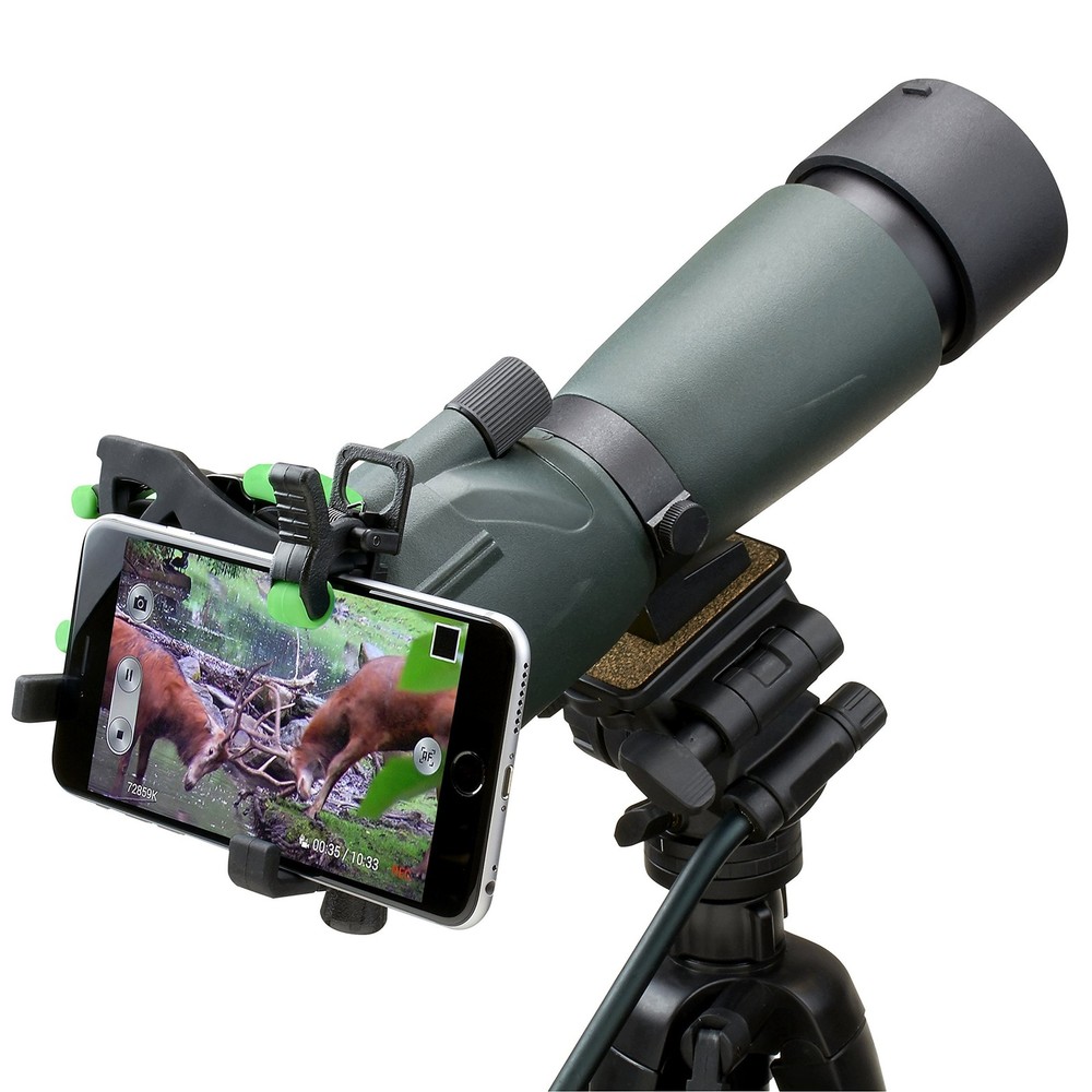 Carson HookUpz 2.0 Universal Smartphone Optics Digiscoping Adapter for Binocu...