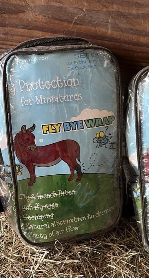 Flybye Fly Wraps for Mini Donkeys- 1 Set