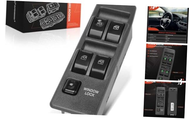 Driver Master Window Switch MR753373 for Mitsubishi Montero 1990-2003