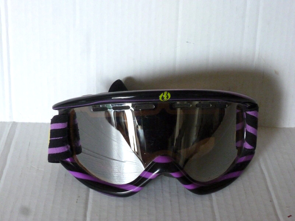 ELECTRIC EG5 Snow Goggles Amber/Silver Chrome Lens NICE!