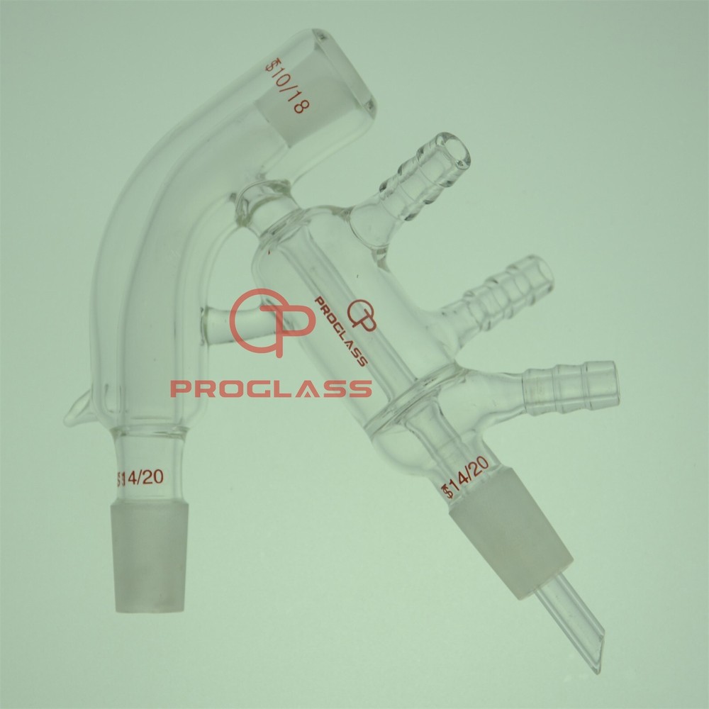 Laboratory Glass Jackt Micro Distilling Short Path Adapter 14/20