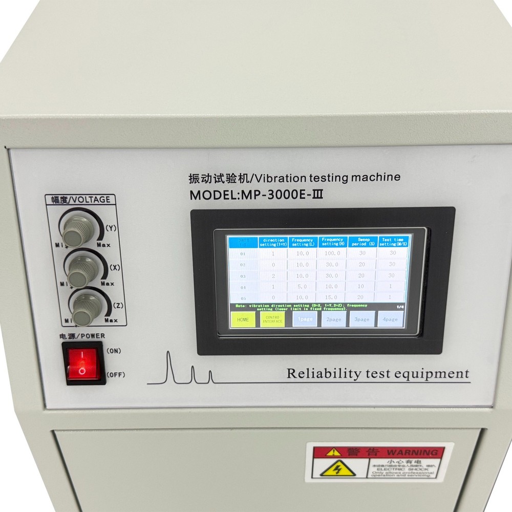Split-Type 3Axis Variable Frequency Testing Machine 1-400Hz Adjustable Frequency