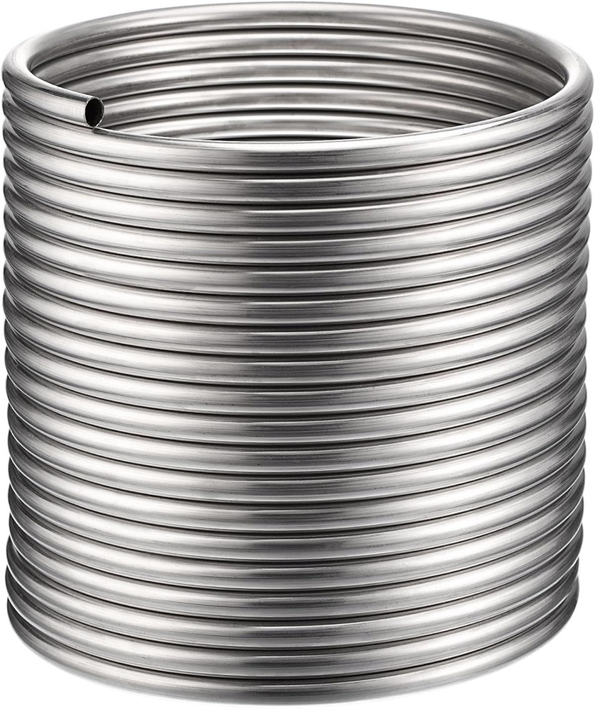 Vigorous Wort Chiller 1/2" x 50 Ft Food Grade 304 Stainless Steel Coil Water NEW