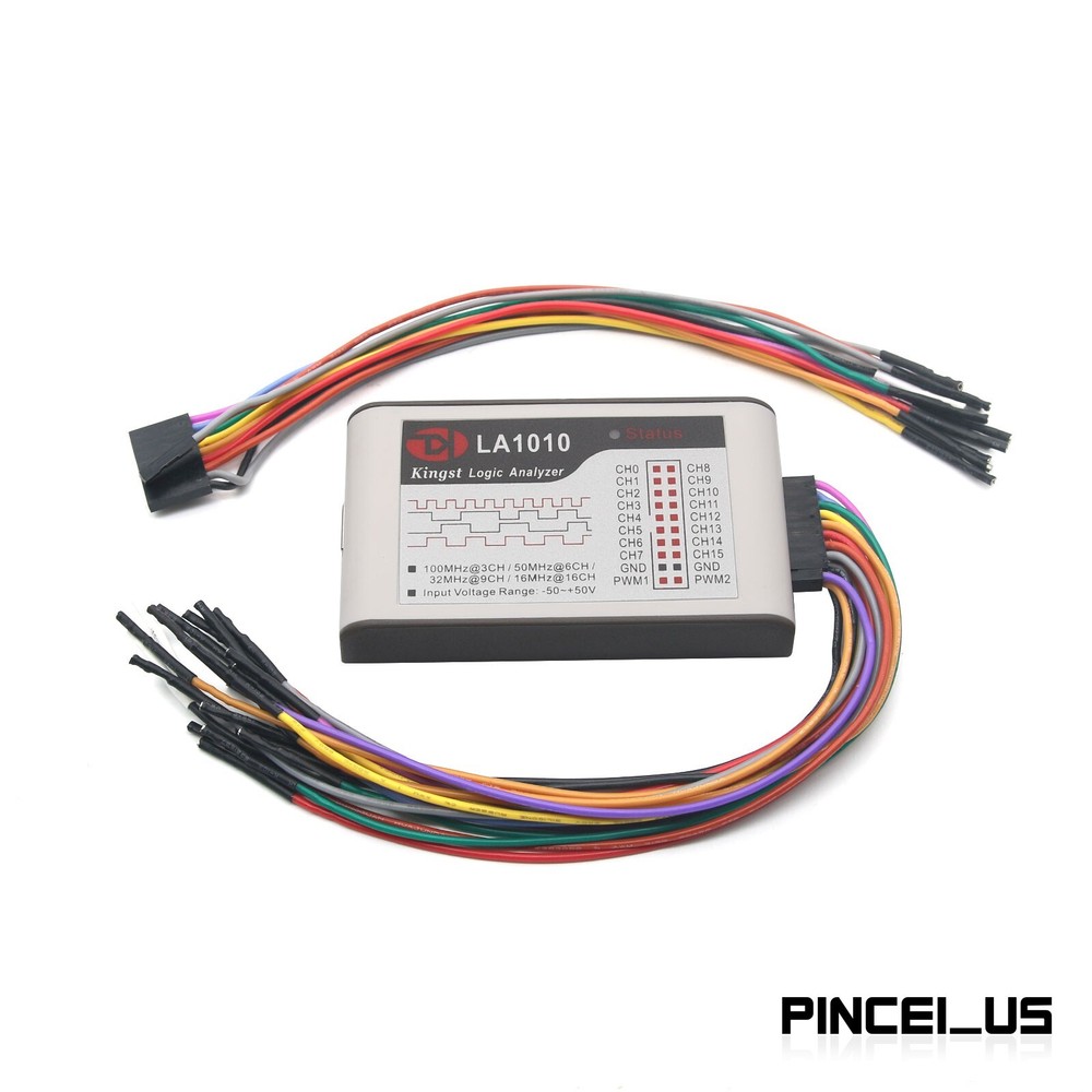 LA1010 Logic Analyzer USB2.0 16M 16CH 10G MCU ARM FPGA DSP Debugging Tools pe66