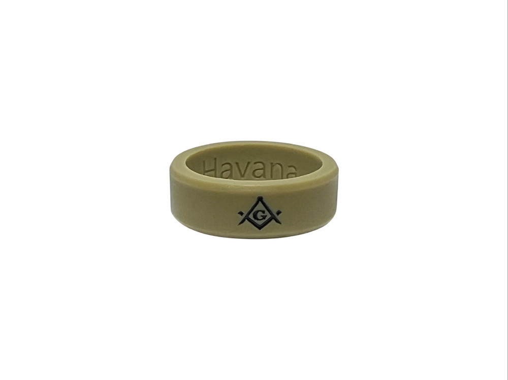 Masonic Ring Silicone Service Pack ( 4 pack backfilled in subdued black/gray)