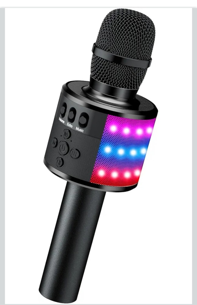 Wireless Karaoke Microphone - Black