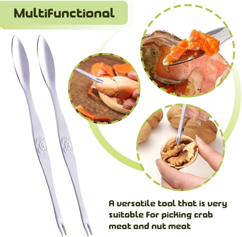 Nut Cracker, Nutcracker, Seafood Tools, Walnut Cracker for All Nuts, Heavy Duty