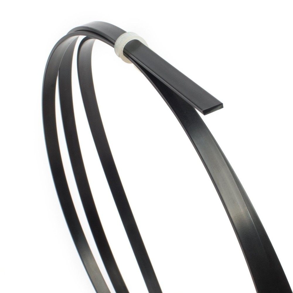 StewMac Black Plastic Binding, .060" x .250" (1.52mm x 6.35mm)
