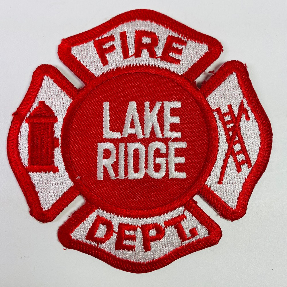 Lake Ridge Fire Indiana IN 3.5" Patch D3
