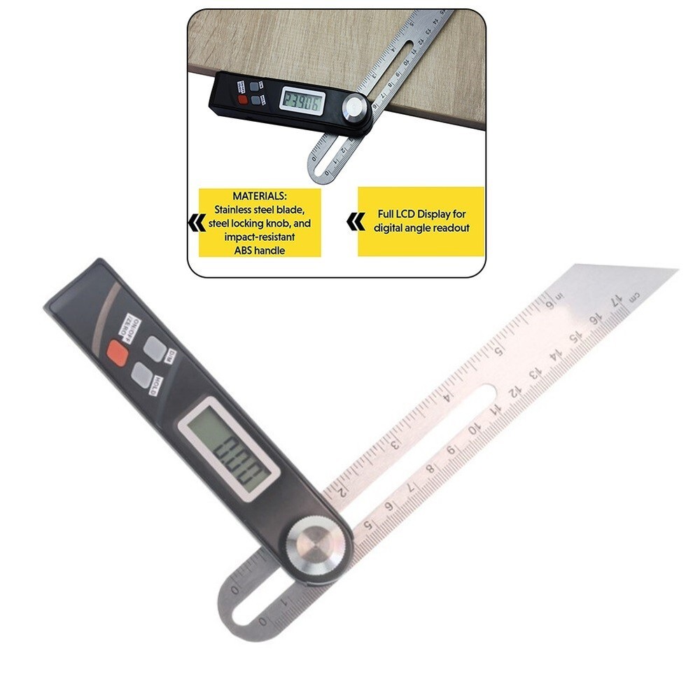 Digital Angle Ruler 140 * 27 * 21mm Digital Protractor Electronic Level