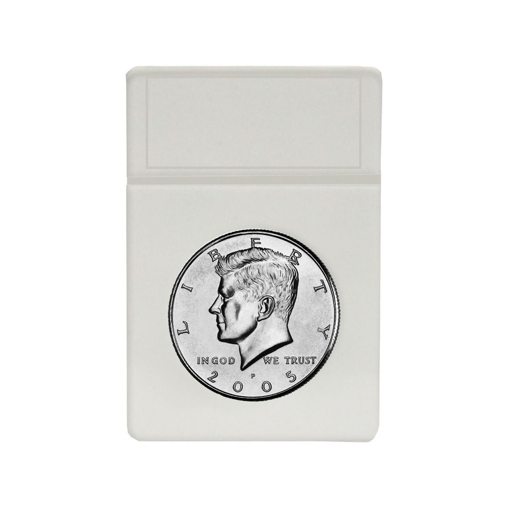 NEW 50pk BCW Half Dollar Display Slab Insert- White Foam Insert