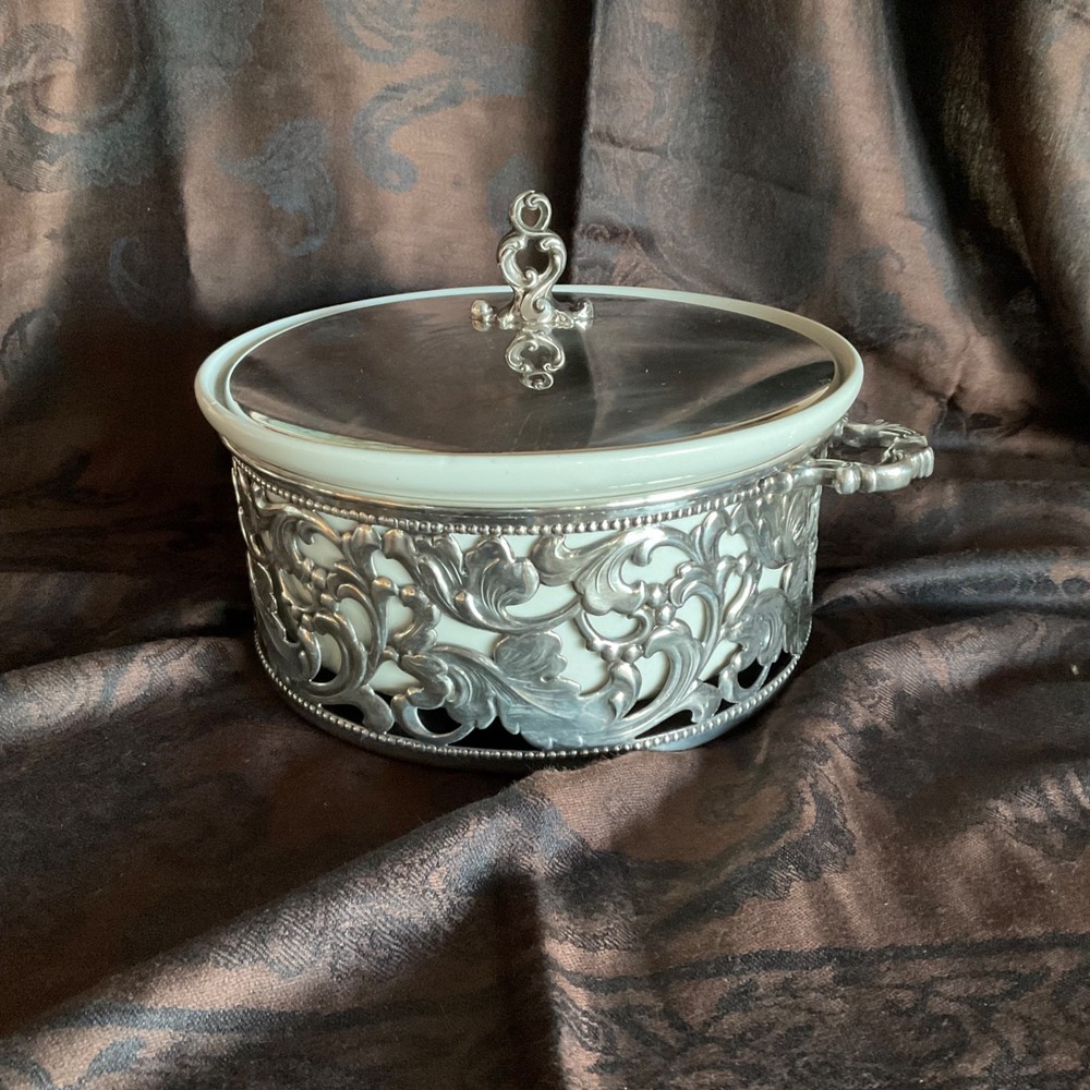 Covered Oven-Proof Silver Serving Piece - Reed & Barton