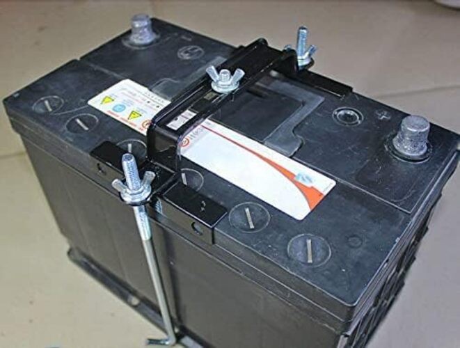 Universal Premium Adjustable Battery Hold Down for Tray, Universal Adjustable