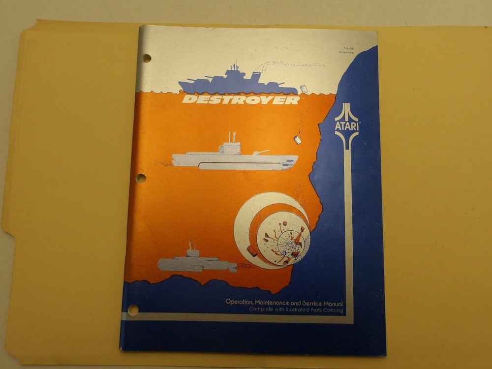 Atari : Destroyer -Operation, Maintenance & Serice Manual- NOS