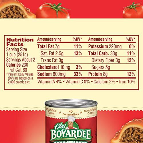 Chef Boyardee Overstuffed Beef Ravioli 15 oz 12 Pack