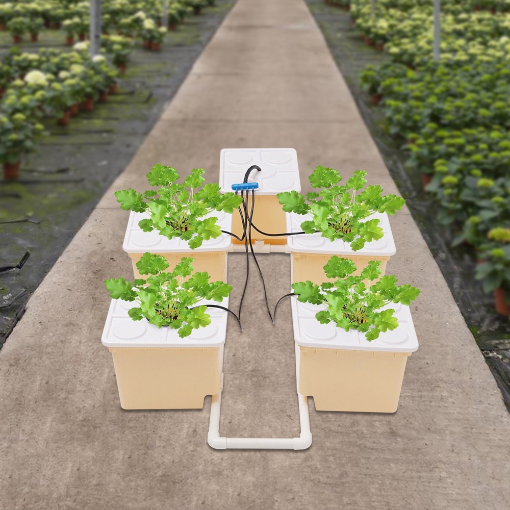Bucket Drip Growing System Hydroponic Systems,Square Bucket Grow Kit System 11L