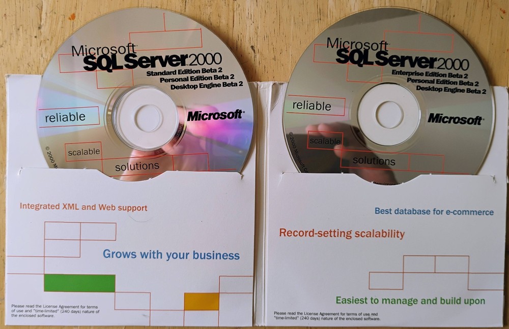 Microsoft SQL Server 2000 Enterprise Edition Beta 2
