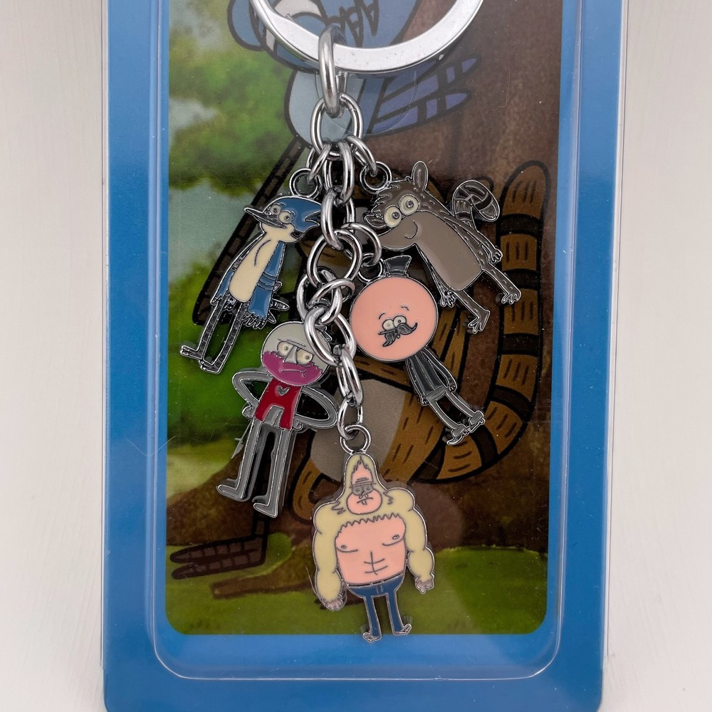Regular Show 5 Charm Keychain