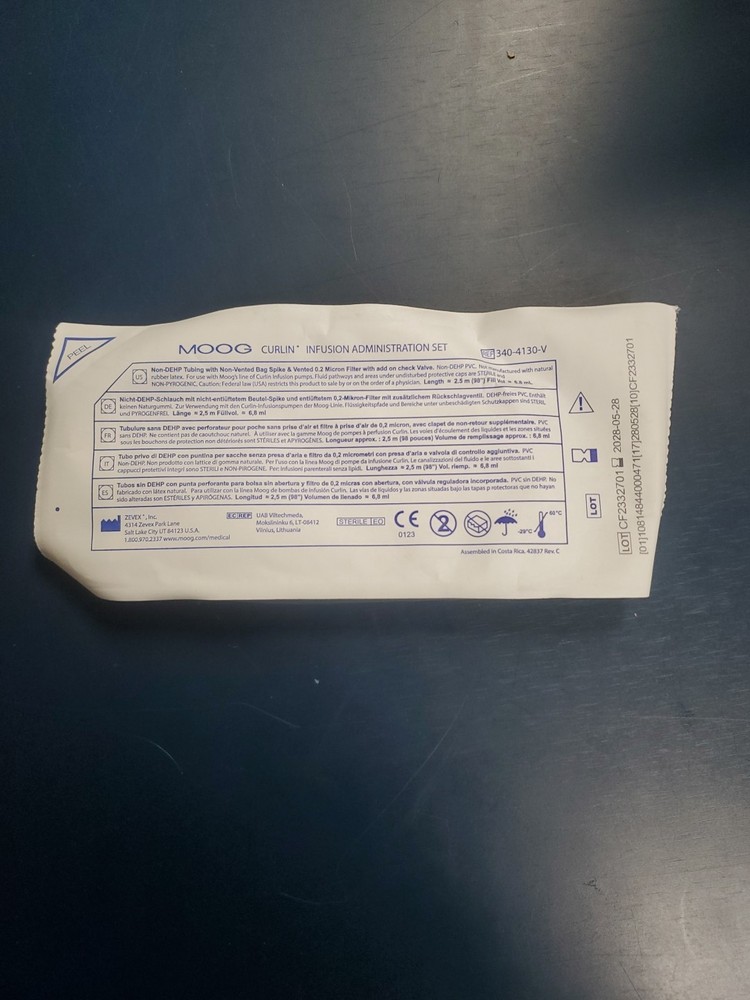 Moog Curlin Infusion Administration Set 1pack