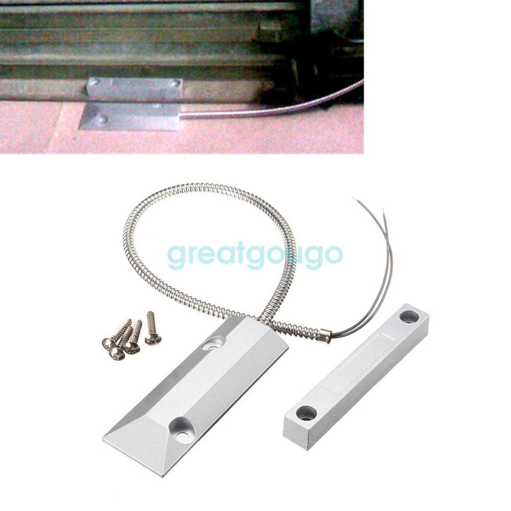 One Pair Roller Shutter Sensor Heavy Duty Overhead Magnetic Door Contact Sensor