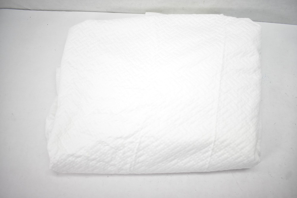 Fitted Mattress Cover Protector King Size White Bedding Elastic Set Pack