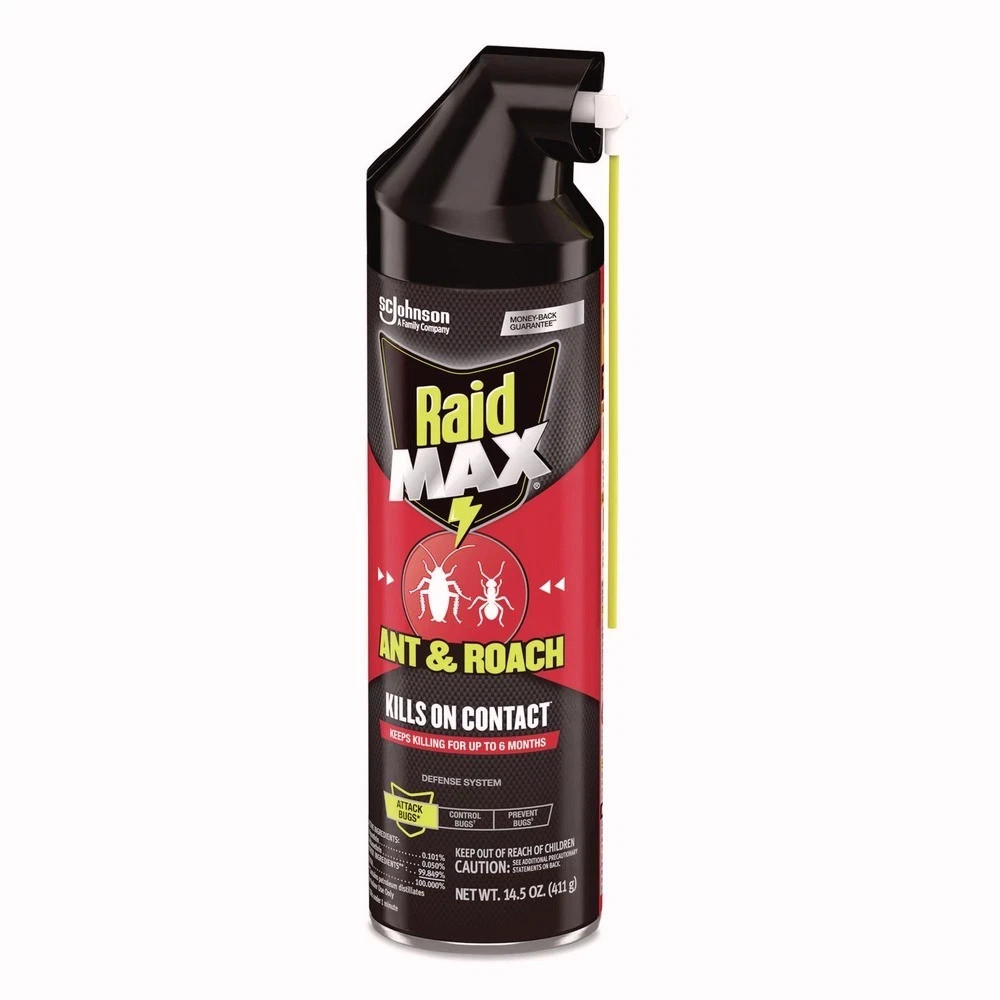 Raid 655571EA 14.5 oz Aerosol Spray Ant & Roach Killer - Unscented New