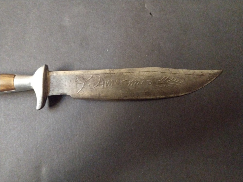 Fixed Eagle Head Vintage Dagger Made in Mexico