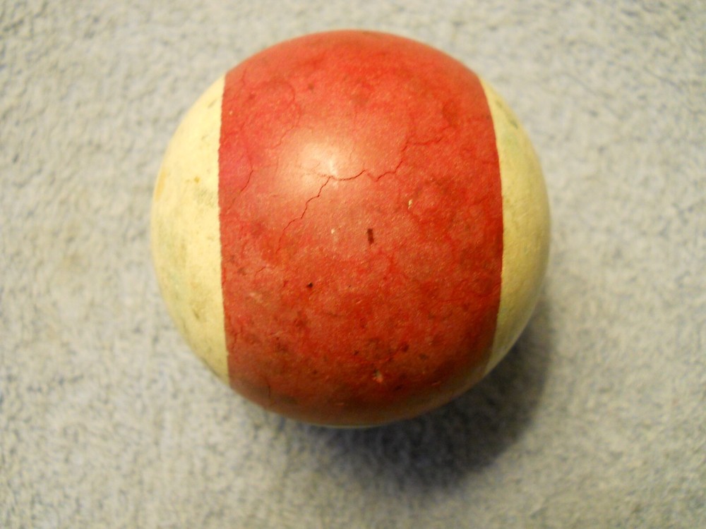 Vintage Clay Billiard Ball - #11