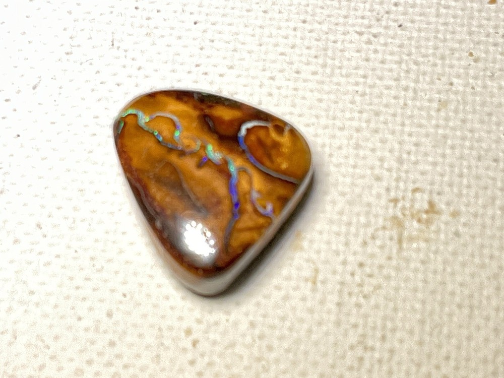 All Natural Solid Australian Boulder Opal, 12.40 carats, double sided