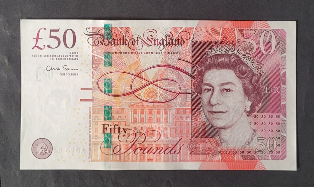 England, 50 pounds AB23, 2010, UNC, comb. shipping.