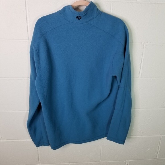 Marmot turquoise fleece 1/2 zip pullover