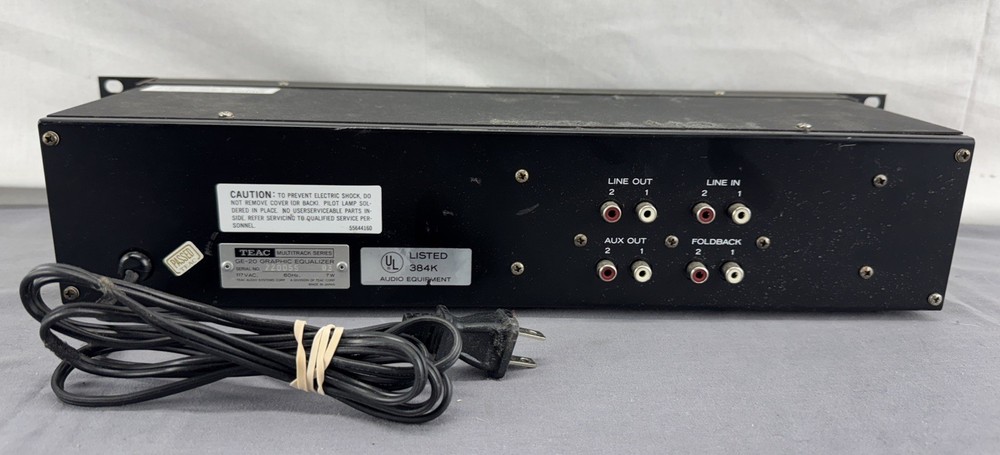 TEAC GE-20 GRAPHIC EQUALIZER UNTESTED!!