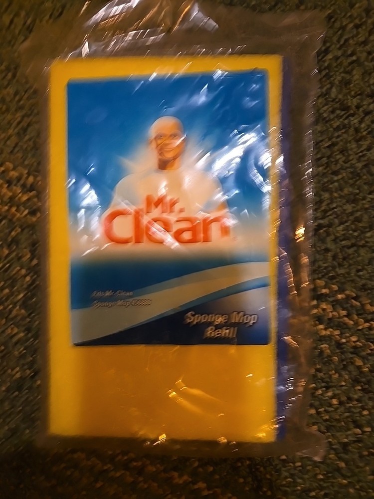 Mr Clean Classic Sponge Mop Replacement Scrubber Refill NEW