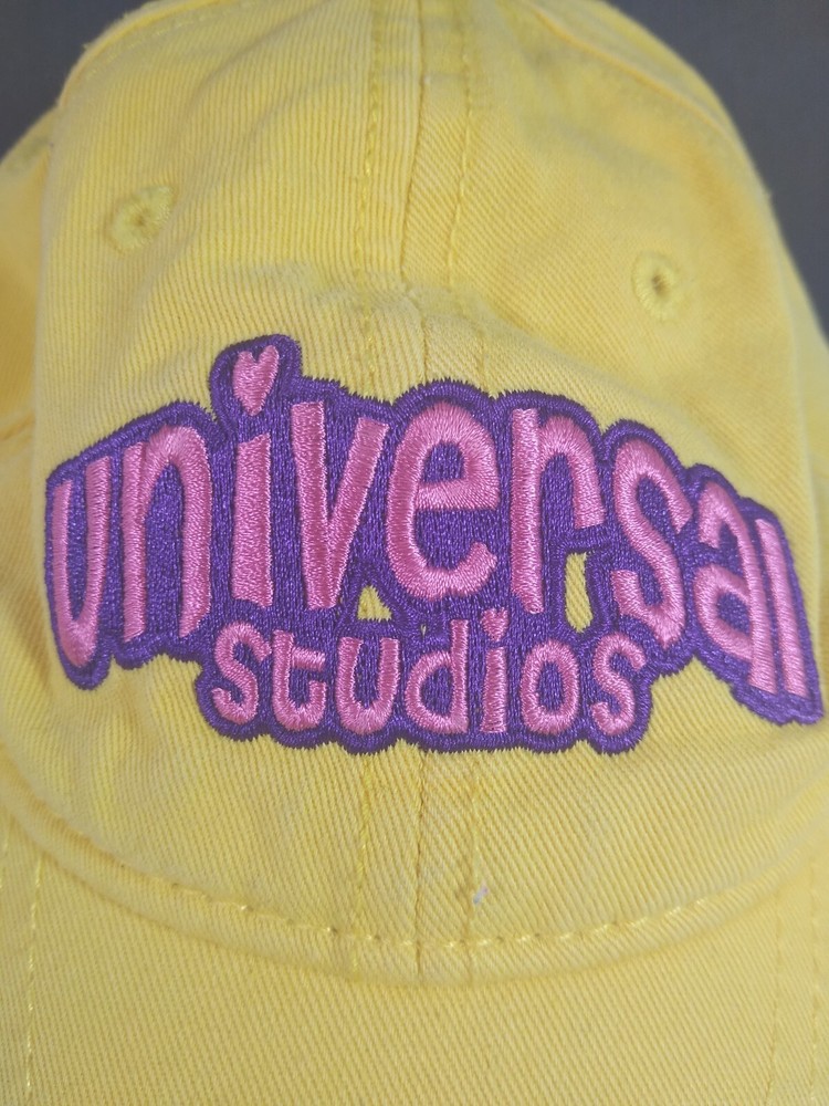 Universal Studios Kids Baseball Cap Hat Yellow