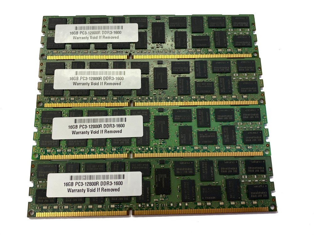 64GB 4x 16GB Memory for Dell Precision Workstation T5600 Server ECC RDIMM RAM