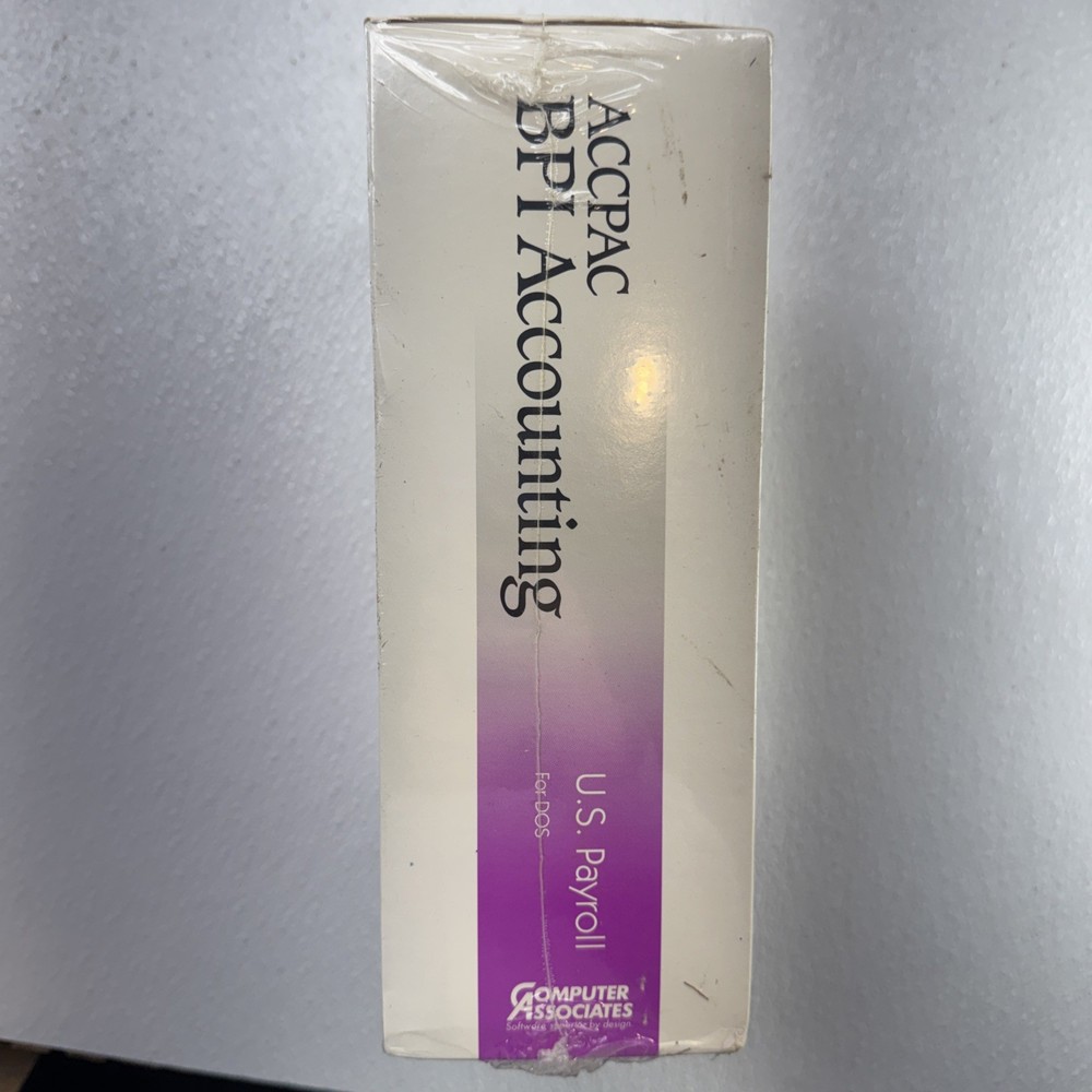 ACCPAC BPI Accounting US Payroll For DOS DEMO VERSION