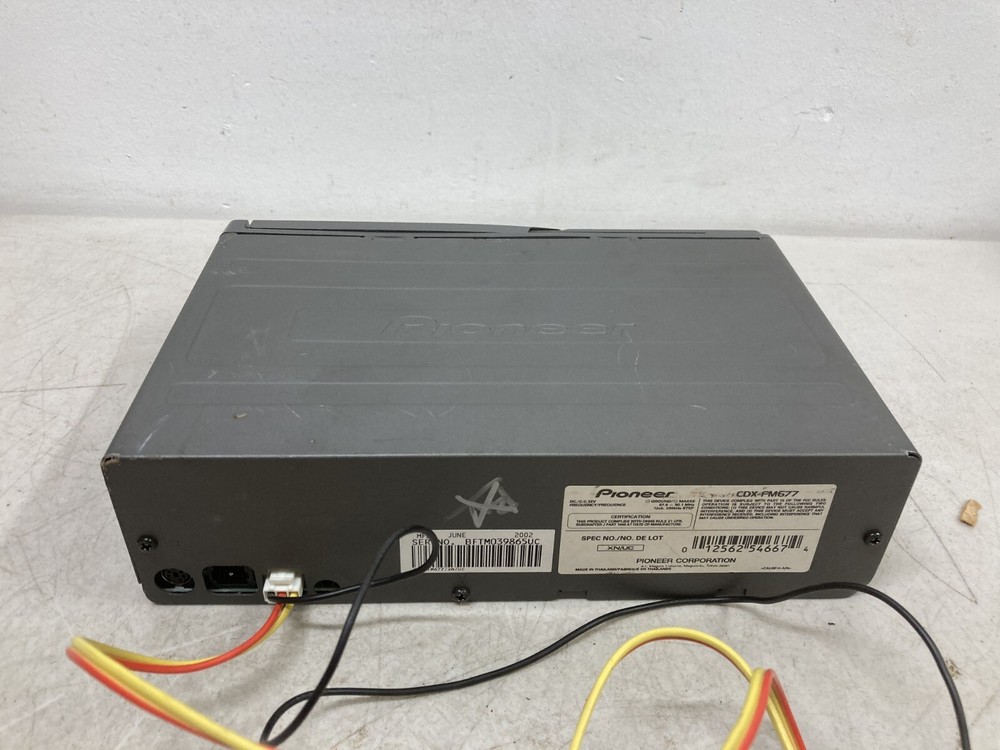 Pioneer CDX-FM677 6 Disc CD Changer
